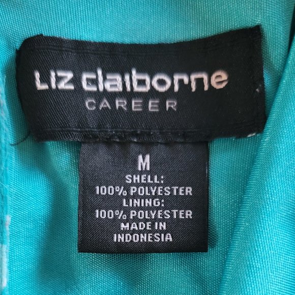 Floral Blue Liz Claiborne Career Tank - Picture 3 of 5